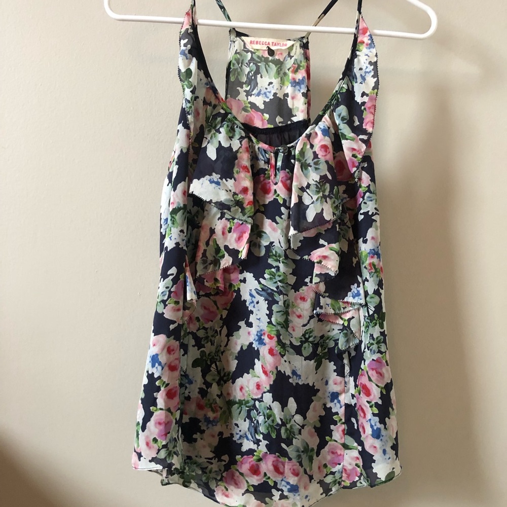 Rebecca Taylor floral blouse